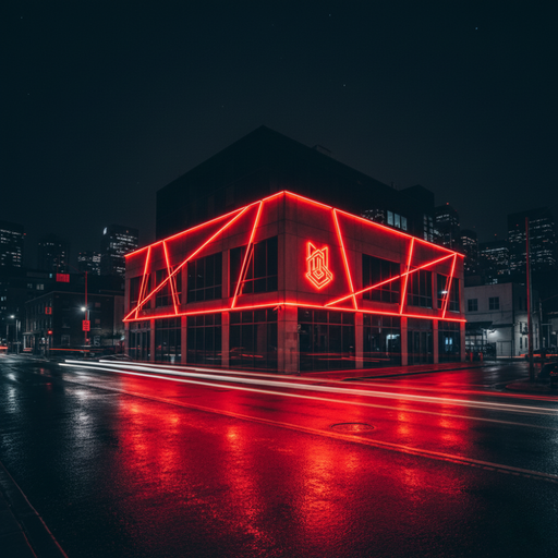 Bandă Neon FLEX Roșu 230V DC pentru iluminat arhitectural