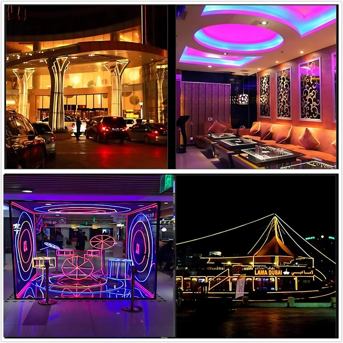 Neon FLEX Roz 230V iluminat exterior