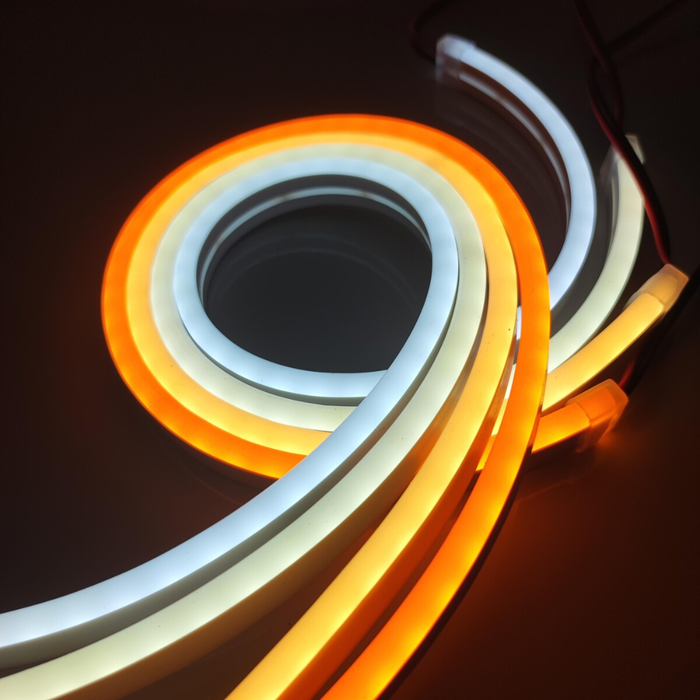 neon flex rgb multicolor pentru decor interior