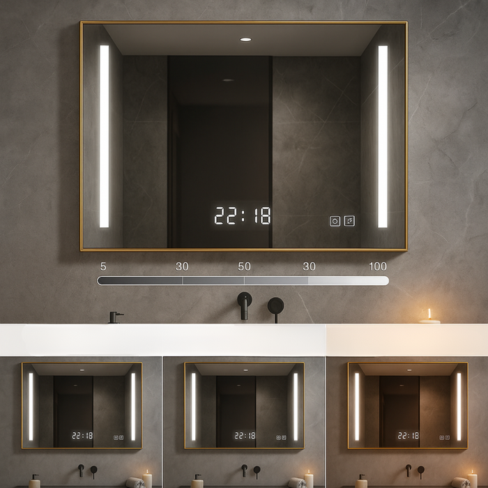 Design luxos oglindă LED IP44 Tolox