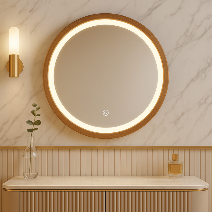 Oglindă baie cu Touch pentru control iluminare