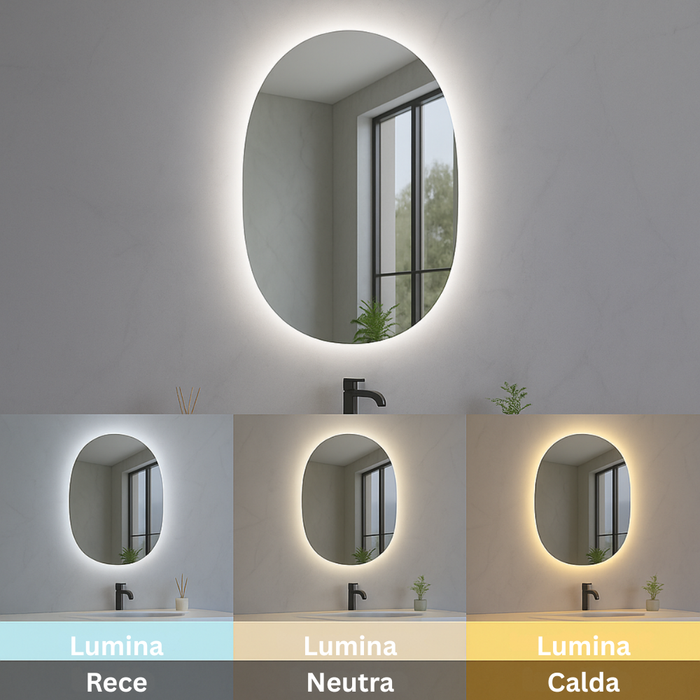 oglinda ovala moderna stil scandinav