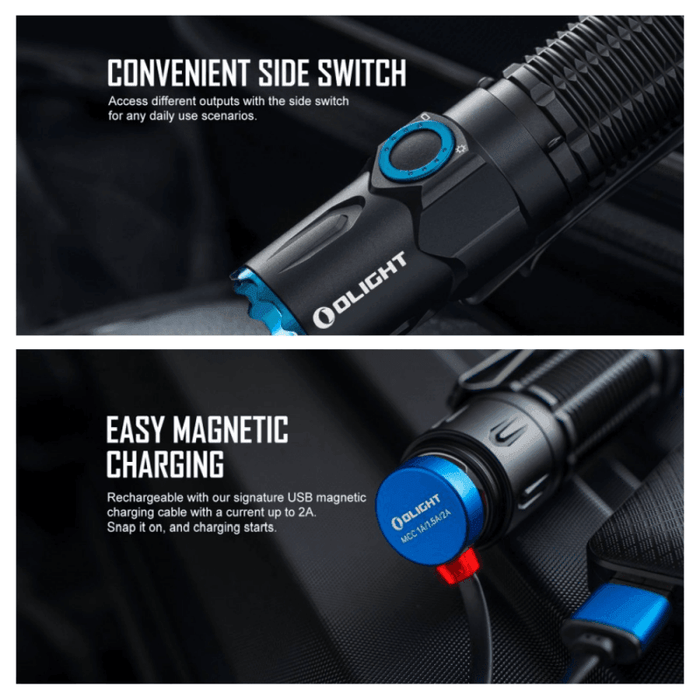 Olight Warrior 3 lanterna cu indicator baterie
