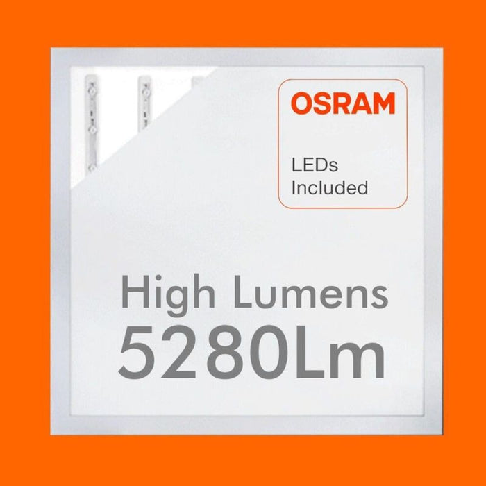 panou led patrat, panouri led lumina neutra, panou led 60x60cm, panouri led spatii comerciale, panouri led Osram, panou led suspendat, panouri led aplicate, ledia.ro