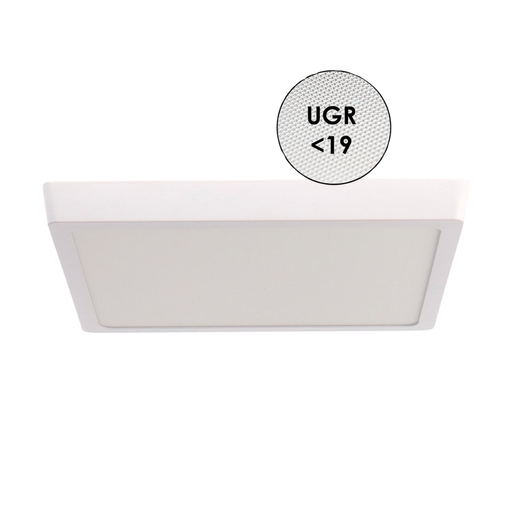 panou led patrat 25w seria pro, montaj suprafata