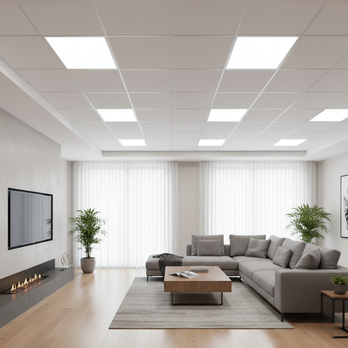 Panou LED 4000 lm design slim modern
