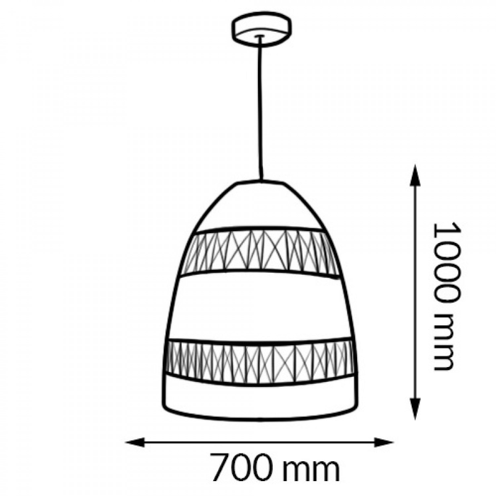 Pendul Fuerteventura design stratificat aerisit