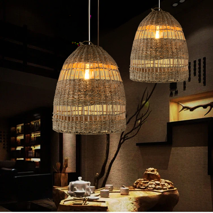 Lampă Boho Fuerteventura lumină caldă aerisită