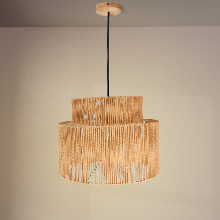 pendul modern din ratan stil boho