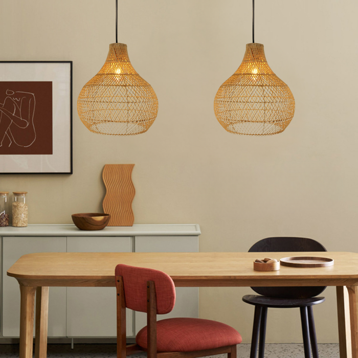 Pendul Tenerife design Boho cu lumină caldă