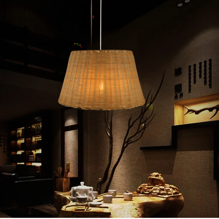 Pendul Boho Sicilia din ratan împletit manual