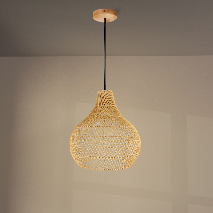 Lampă Tenerife ratan natural silhouette organic