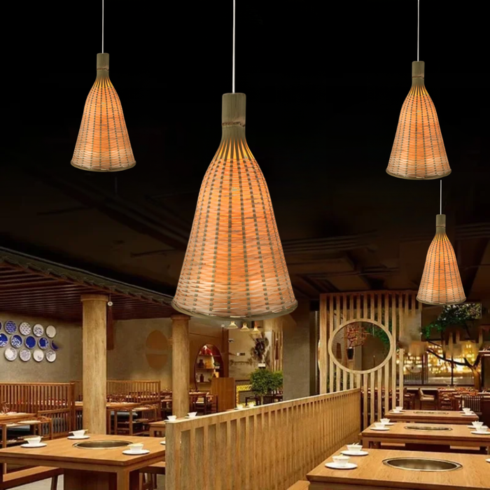 Pendul Mallorca ratan natural cafenele sau restaurante