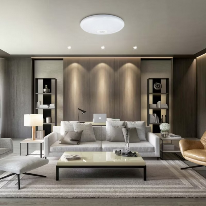 plafoniera design modern led 12w cu senzor pir 360
