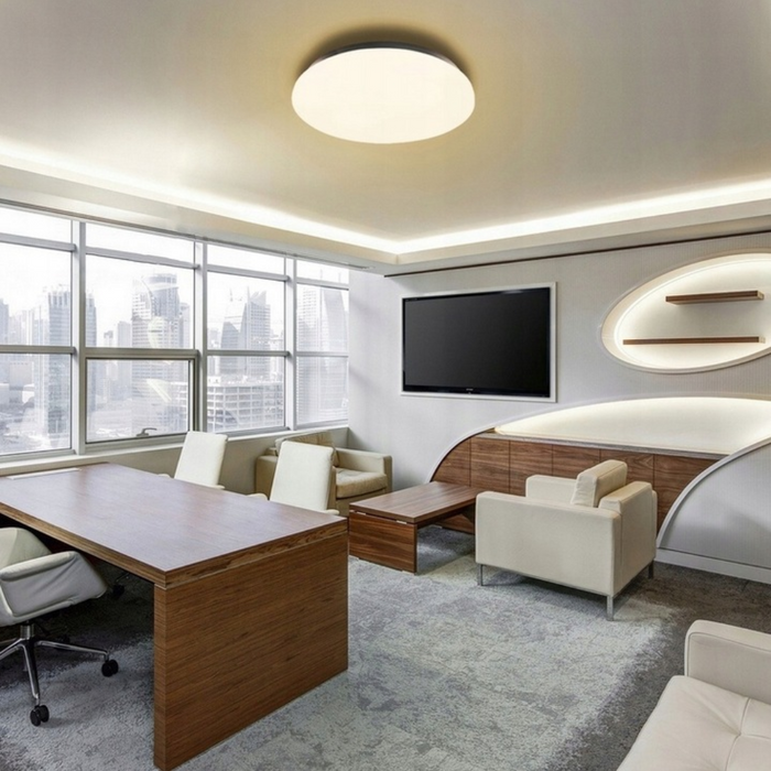 plafoniera economica 18w cu senzor microwave pentru holuri