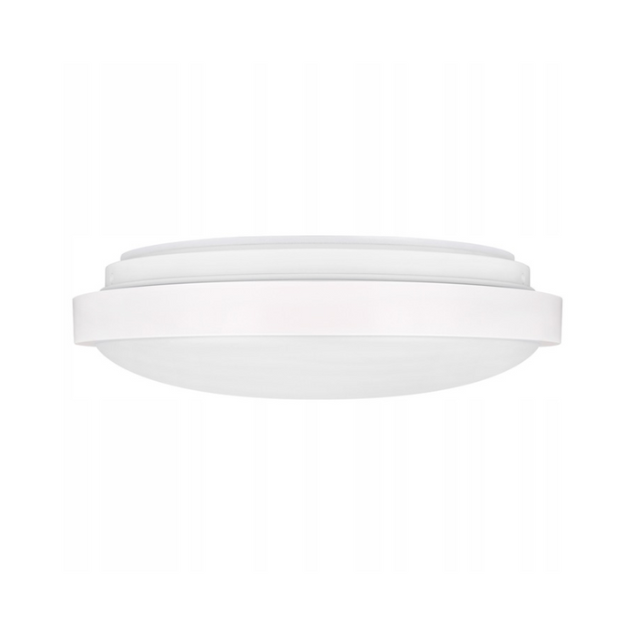 plafoniera economica alba 2xe27 cu senzor reglabil ip44