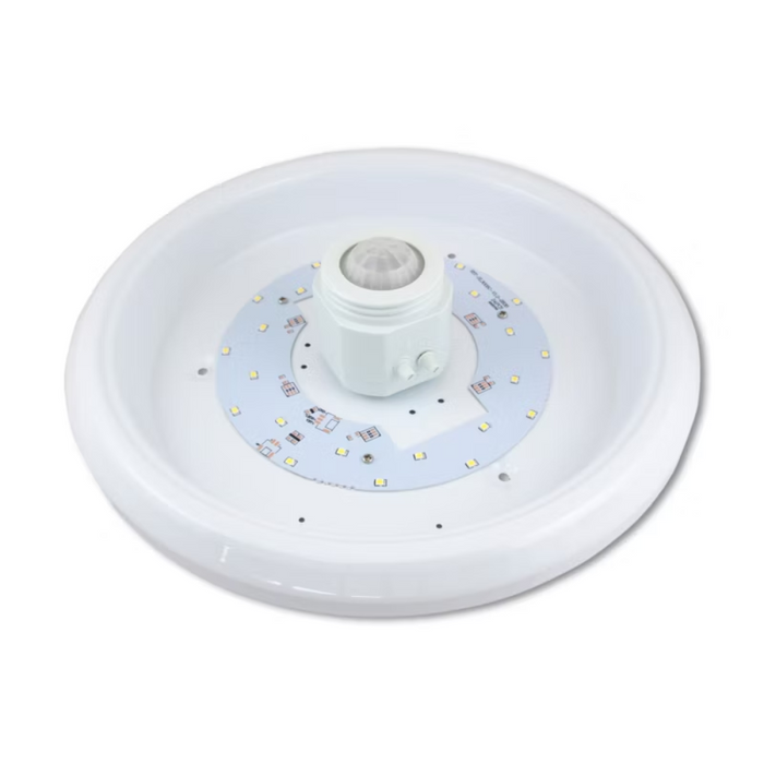 plafoniera compacta alb neutru 4000k cu senzor pir