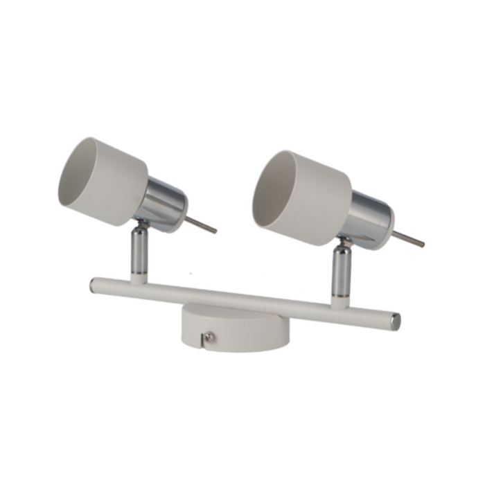 Spoturi tavan GU10, plafonieră Seria White, metal, montaj pe suprafață