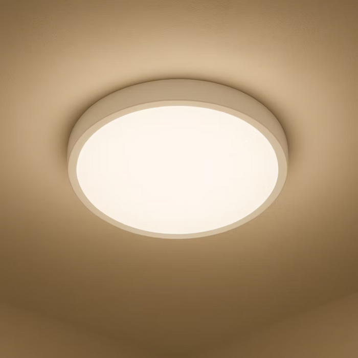 plafoniera compacta alba Ø305mm cu senzor dip reglabil