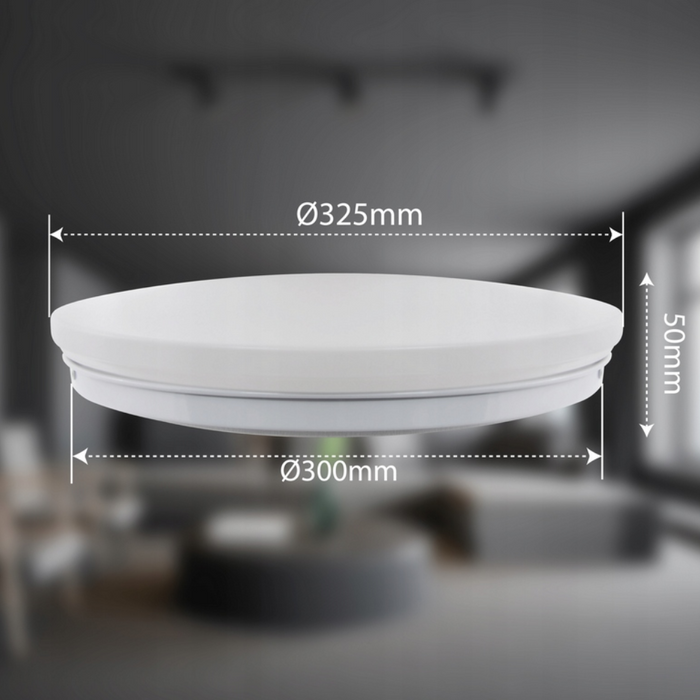 plafoniera pentru scari si garaje led 18w cu senzor microwave