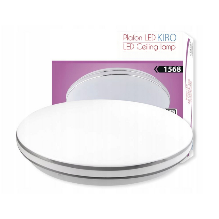 plafoniera decorativa led 24w cu senzor microwave dip Ø380mm

