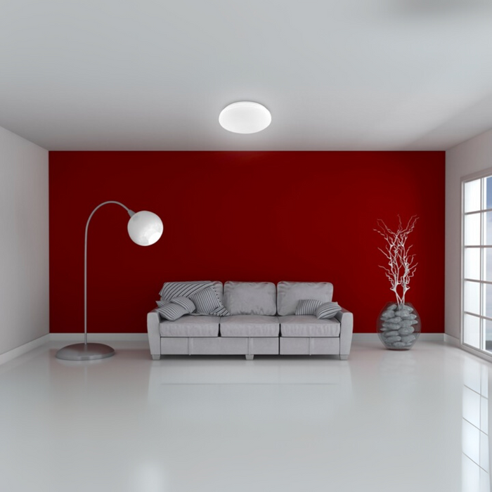 plafoniera led dimabila cu telecomanda pentru living, lumina alba