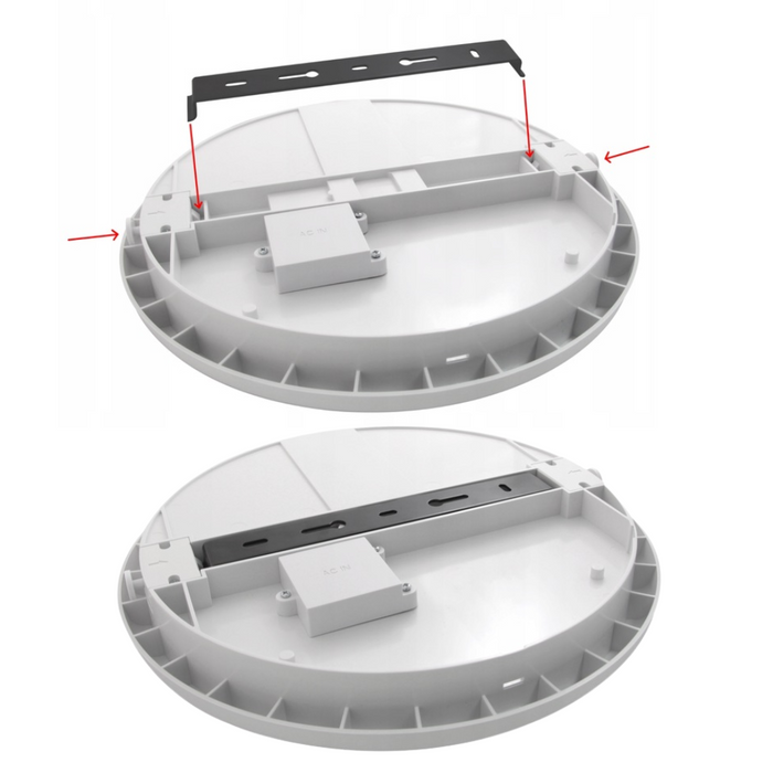 plafoniera economica midas 22w cu senzor reglabil alb neutru