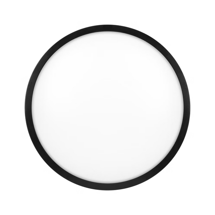 plafoniera economica neagra rotunda 18w luvo senzor dip