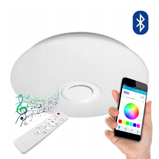 Plafonieră LED albă modernă cu luminozitate 3600 lumeni