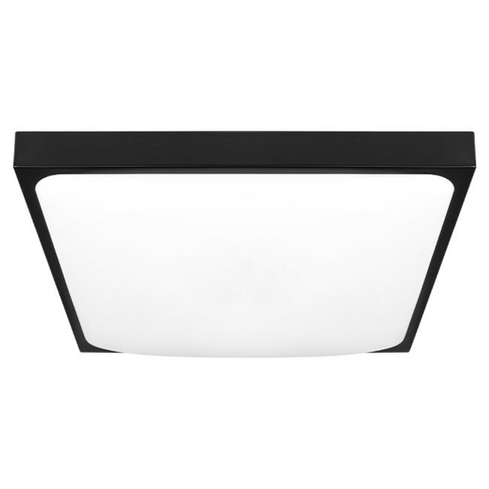 plafoniera rezistenta ip44 neagra 2xe27 cu senzor de miscare