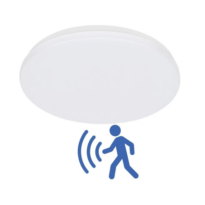 Detaliu plafonieră LED 18W alb neutru cu senzor mișcare