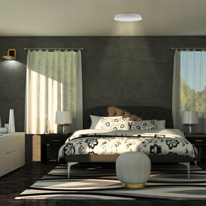 plafoniera led 18w lumina neutra pentru dormitor