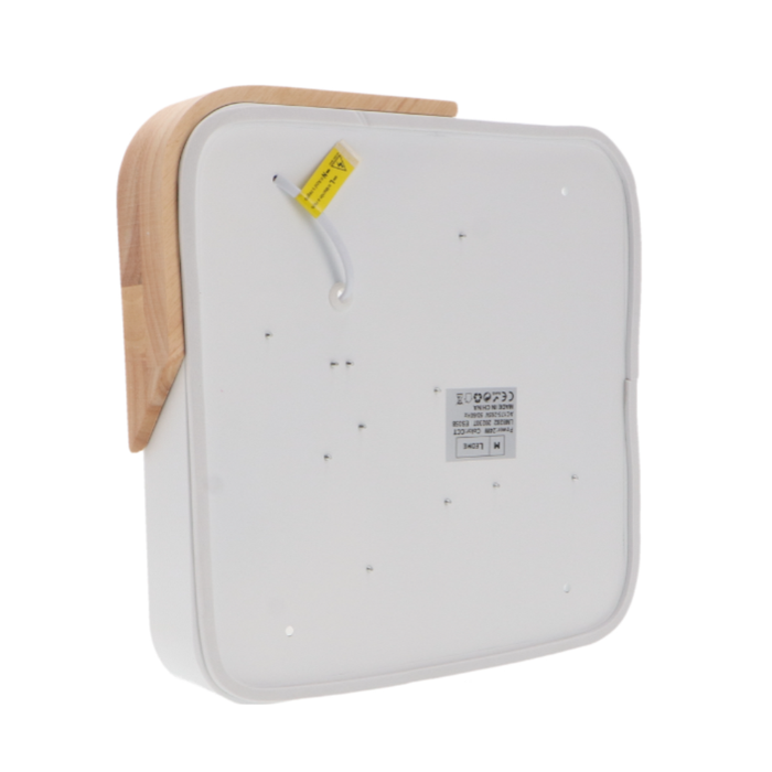 Plafonieră LED 24W montată pe tavan alb modern
