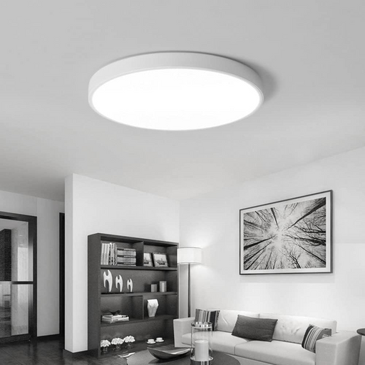 Detaliu plafonieră LED CCT reglabilă Ø300 mm