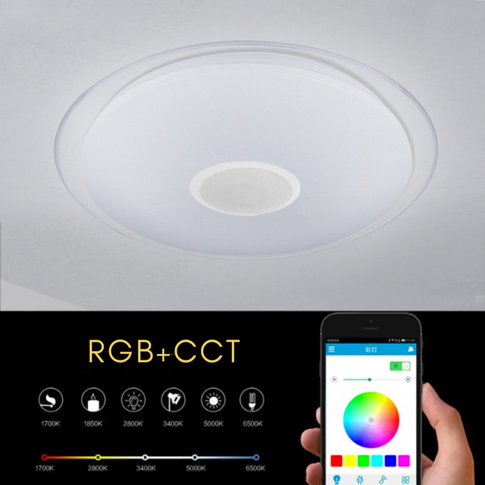 Plafonieră LED smart 36W cu reglaj temperatură culoare și intensitate