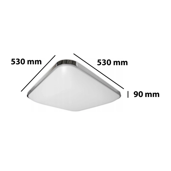 dimensiuni plafoniera led 53x53 cm