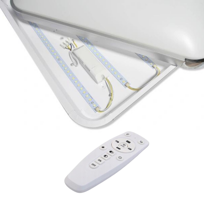 Plafonieră LED cu LED-uri SMD și control RF 
