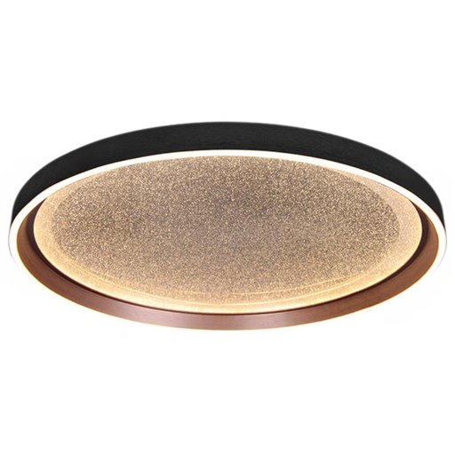 Plafonieră LED smart negru-auriu Ø500mm 3CCT