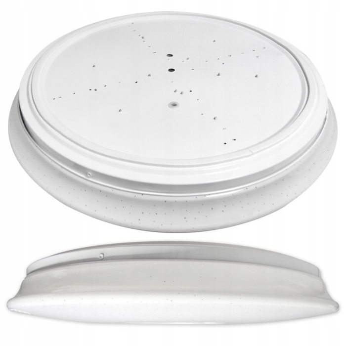 Plafonieră LED dimabilă 48W cu telecomandă și difuzor Bluetooth