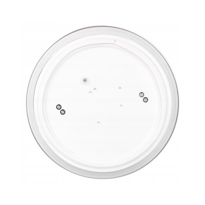 plafoniera decorativa alba rotunda 18w cu senzor dip