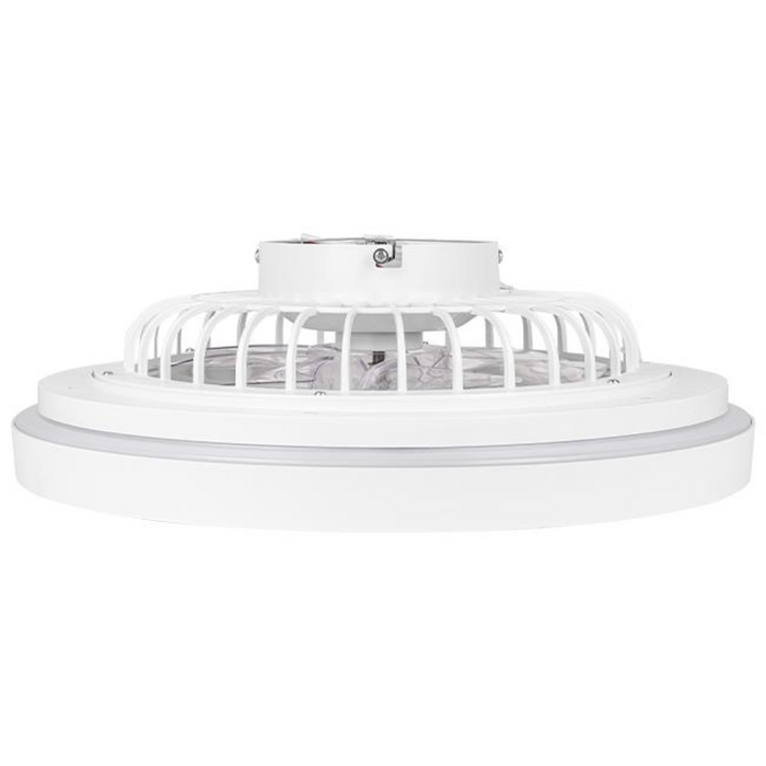 Plafoniera LED KLEO albă Ø480 mm pentru living modern