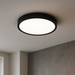 plafoniera led design modern negru slim 24w 4000k