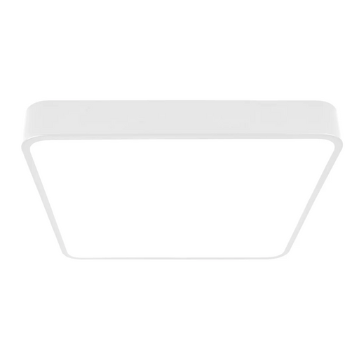 Plafonieră LED pătrată slim 32W montată pe tavan alb
