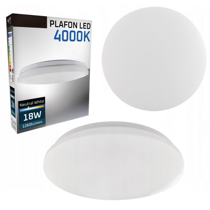 Plafonieră LED rotundă 18W pentru tavan 