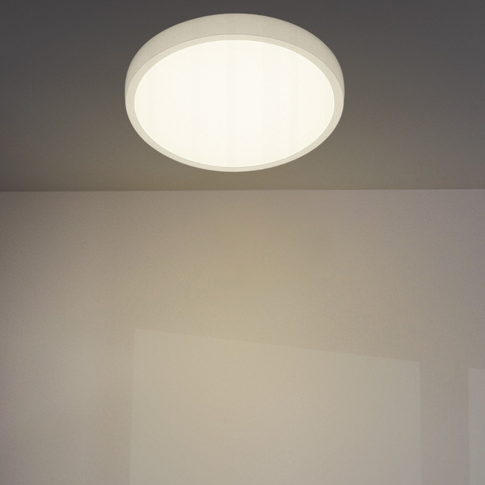 Plafonieră LED rotundă albă 18W rezistentă la stropi