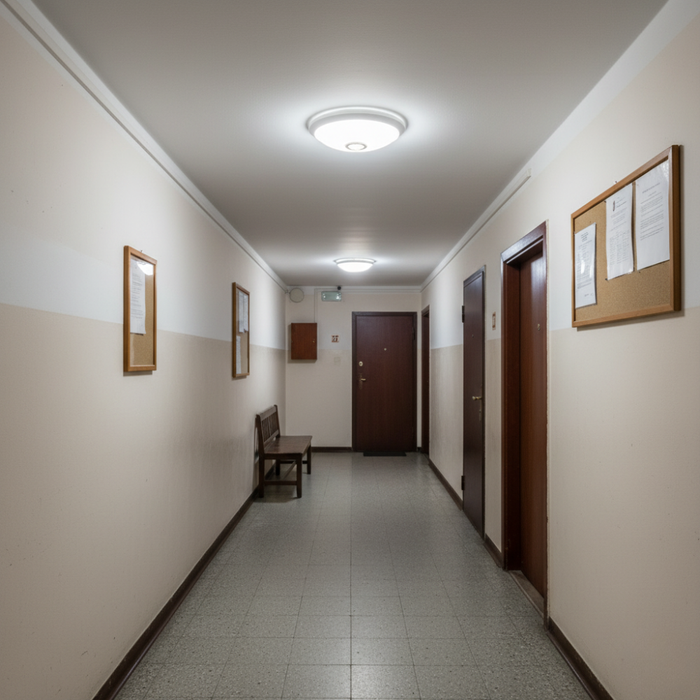 Plafonieră LED cu detecție mișcare pentru intrare principală