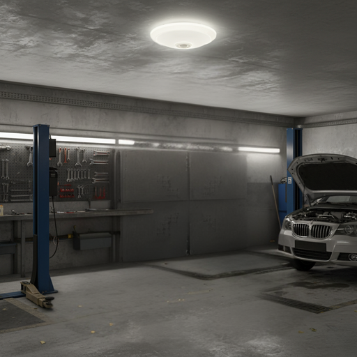 Plafonieră LED cu senzor mișcare, montaj pe tavan în hol