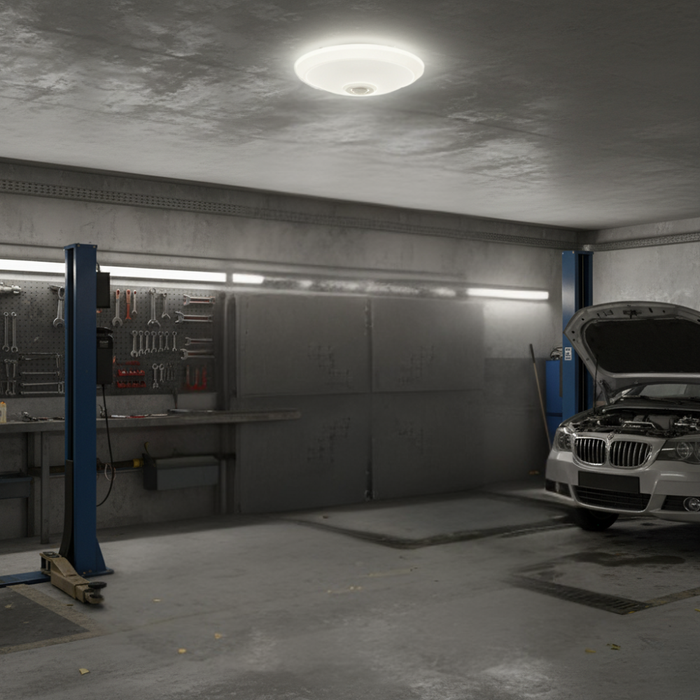 Plafonieră LED cu senzor mișcare, montaj pe tavan în hol