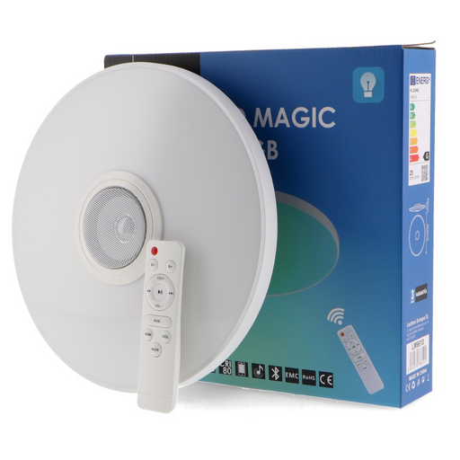 Control prin aplicație pentru plafoniera LED Magic RGB+CCT