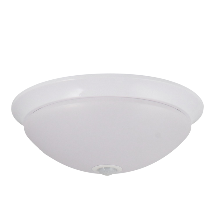 Nantes, plafonieră cu senzor 360°, design minimalist alb